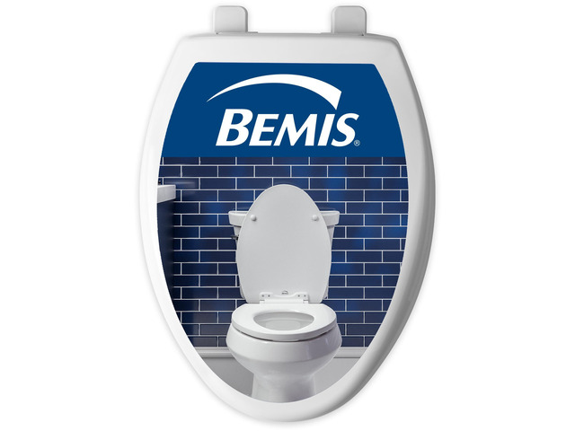 170 Durable Plastic Toilet Seat, Elongated, White Durable, lightweight plastic resists wear, stains and is easy to wipe clean, Top-Tite hinges...