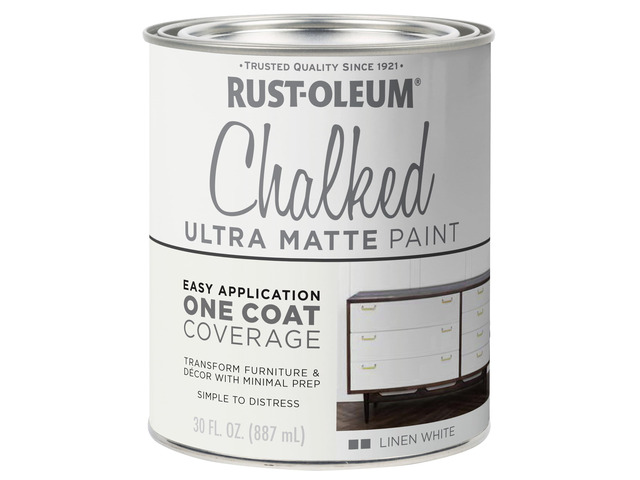 Chalked All-in-One Ultra Matte Linen White Spray Paint Furniture Paint, One Coat Coverage, No Primer Required, Easy To Use, Fast Drying, Low...