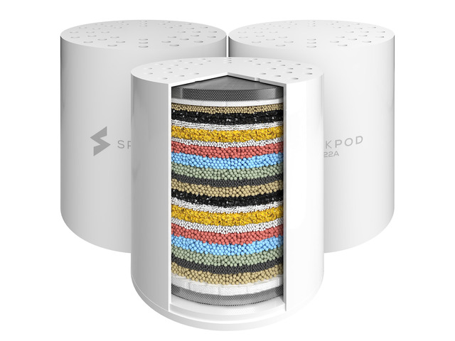 High Output Shower Filter Cartridge- Suitable for People with Sensitive and Dry Skin and Scalp, Filters Chlorine and Impurities 1-min install...