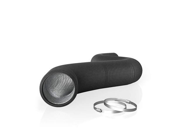 Flexible 150mm Aluminum Ducting, Heavy-Duty Four-Layer Heavy-Duty Four-Layer Protection, 25-Feet Long for Heating Cooling Ventilation and Exhaust