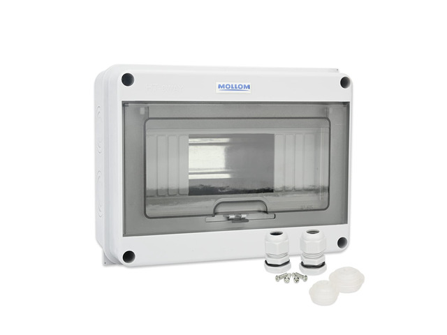 8 Way Circuit Breaker MCB Distribution Protection Box DIN Rail, IP65 Waterproof, Indoor and Outdoor