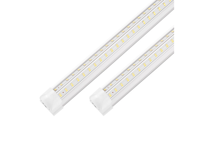 Led Shop Lights,4FT LED Light 50W 6500K 7000LM Led Daylight,Garage Light Linkable Clear Cover Integrated V-Shape for Garage Warehouse Workbench...