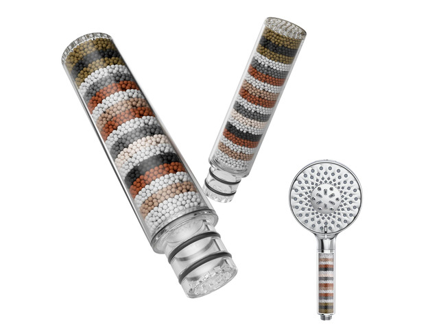 Shower Filter for Handheld Shower Head, 2-Pack Replacement Filters for Hard Water Remove Chlorine and Harmful Substances Only Fits Shower Head
