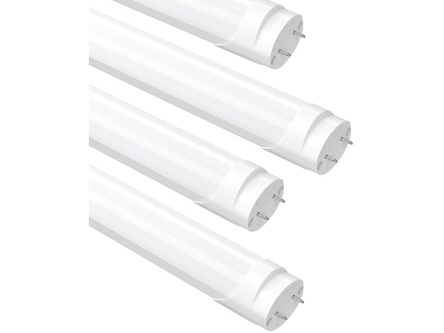 Fluorescent Light Bulbs 48 Inch, T8 LED Bulbs 4 Foot Type A+B, 24W 3200LM 5000K Daylight, F32T8 or F40T12 LED 4FT Replacement, Plug and Play or...