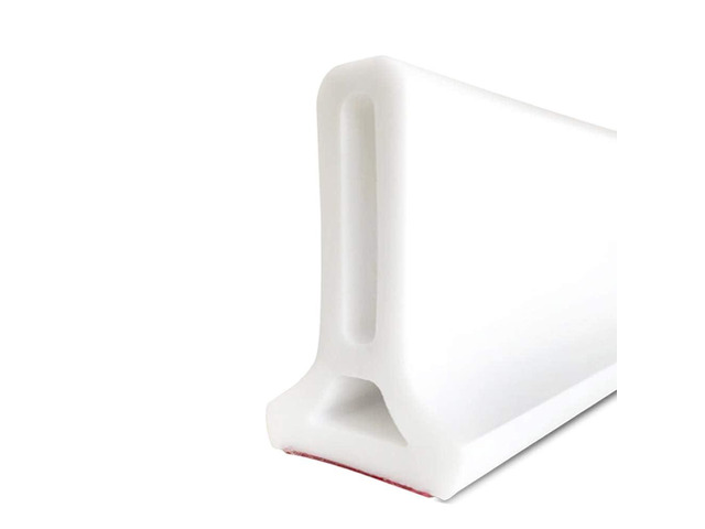 67 Inch Collapsible Shower Water Dam Shower Stopper Barrier and Retention System and Keeps Water Inside Threshold Dry and Wet Separation Suitable...