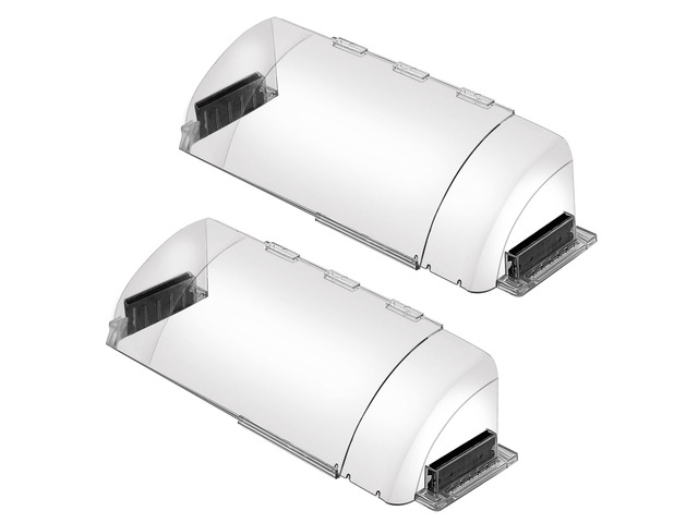 2 Pack Air Vent Deflector, Adjustable Magnetic Heat Deflector for Vents 8.5'15' Adjustable,Magnetic Installation,Fits Floor,Wall & Ceiling...