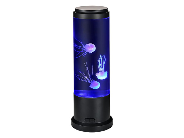 Jellyfish Lamp, 11 Inch Jellyfish Aquarium with Color Changing Light, Noiseless Pump, USB Powered Mood Light for Home Decor Kids Men Women