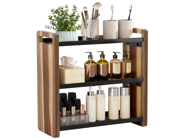Bathroom Counter Organizer, Bathroom Sink Organizer, Vanity Shelf Bathroom Organizers and Storage, Bathroom Countertop Organizer, Counter Shelf,...