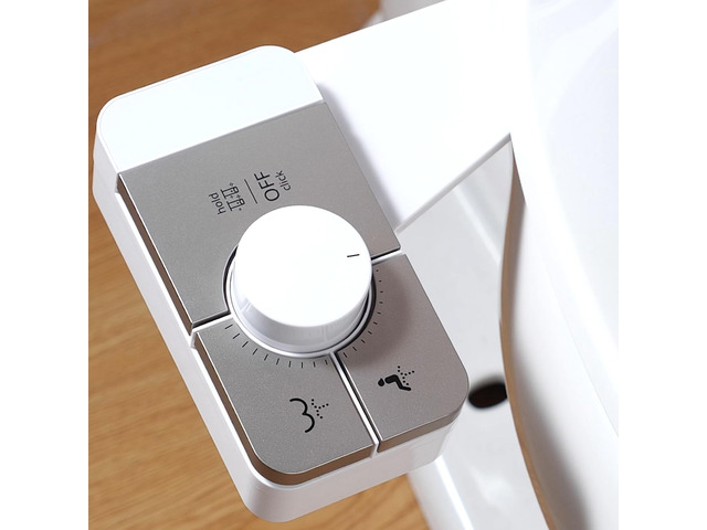 Bidet Attachment for Toilet, Ultra-Slim, Self Cleaning, Dual Nozzle, Feminine & Posterior Wash, Fresh Cold Water Sprayer, for Existing Toilets...