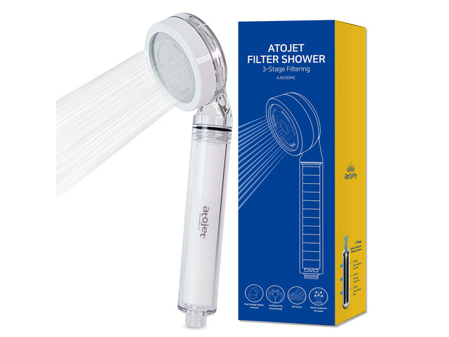 Filter Showerhead Inspired by Koreas Beauty Culture Pure Carbon Filters for Softer Skin & Smoother Hair Carbon Composite Filter Single...