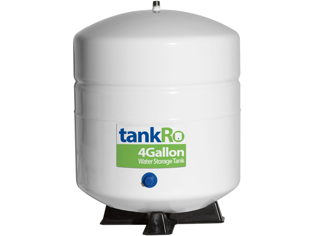 TankRo RO132-TNK Reverse Osmosis Water Storage Tank, 4 Gallon, White Easy Under-Sink Installation, Compatible with Most RO Filtration Systems,...