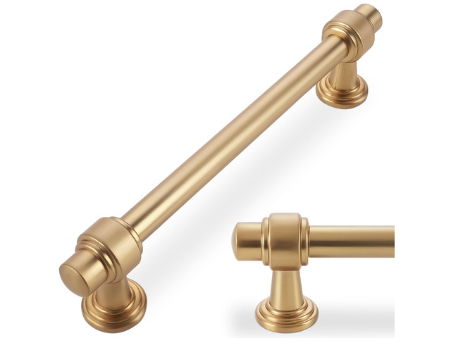 10 Pack 5 inch Champagne Bronze Kitchen Cabinet Handles Cabinet Pulls Gold Drawer Pulls Kitchen Cabinet Hardware Handles Dresser Handles