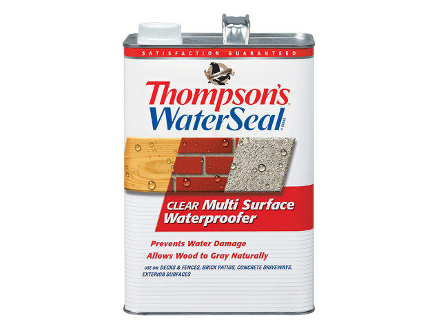 Thompsons WaterSeal Multi-Surface Waterproofer Stain, Clear, 1 Gallon