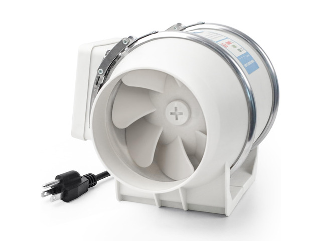 4 Inch Duct Fan 280 CFM Inline Ventilation Exhaust Fan Powerful Airflow Low Noise Durable Motor Safety Protection for Grow Tent, Bathroom,...