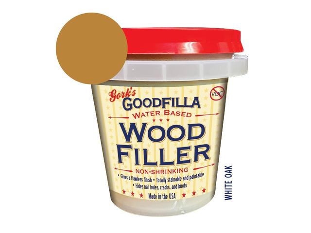 White Oak, 8 oz, Wood and Grain Filler, Stainable, Tintable, Sandable, Zero Waste, Non-Toxic, USA Made