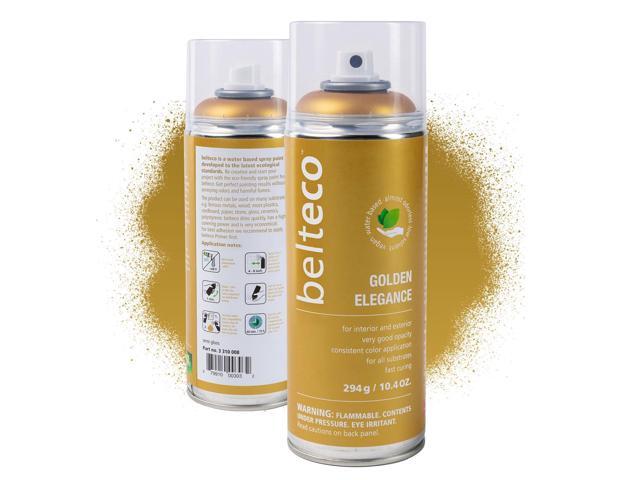 Gold Spray Paint For All Surfaces Water-Based & Odorless Eco-Friendly Weather & UV Resistant Fast-Drying High Coverage Indoor &...