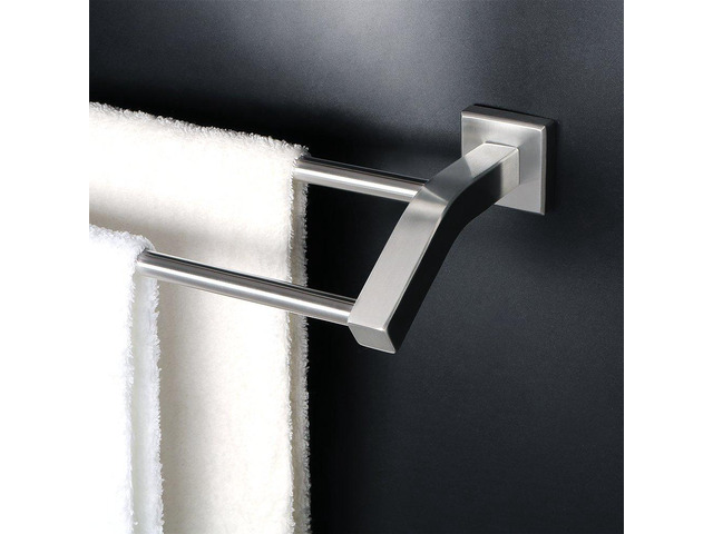 Double Bath Towel Bar, 24' Towel Racks for Bathroom, Brushed Nickel SUS304 Stainless Steel Bathroom Towel Holder, Quick Drying Towel Hanger Towel...