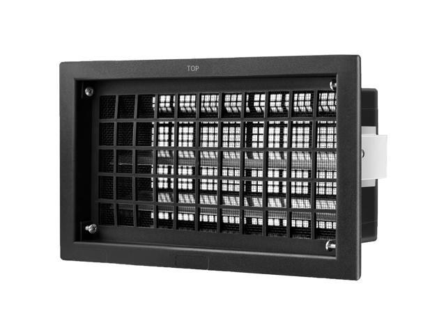 Crawl Space Foundation Vent Cover Automatic 8x16 Inch, Black 1 Pack Auto Open/Close at 40°F-70°F, Freeze Protection & Energy Saving, DIY...