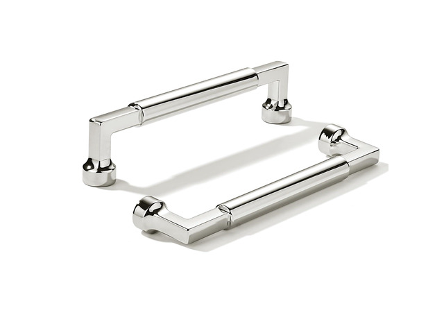 10-Pack 5-Inch(128mm) Polished Nickel Cabinet Pulls,Heavy-Duty Solid Handles for Kitchen Cabinets, Cupboards, Drawers and Bathroom Hardware