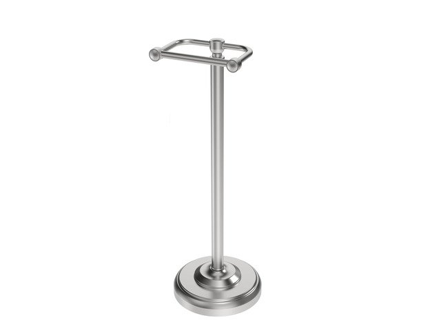 Toilet Paper Holder Stand, Brushed Nickel Toilet Paper Holder Free Standing,Post Pivoting Design & Stable Weighted Base SUS304 Stainless Steel for...