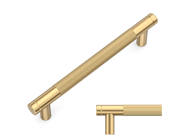 10 Pack Champagne Bronze Cabinet Pulls 5' Center to Center Kitchen Cabinet Handles for Drawer Dresser, Cupboard and Wardrobe ZH0031