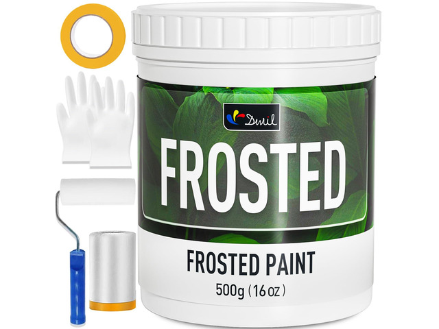 Frosted Glass Paint for Window - Window Privacy Paint, Waterproof & UV Resistant, Frosted Glass Spray, for Bathroom, Kitchen, Room, Sliding Door,...