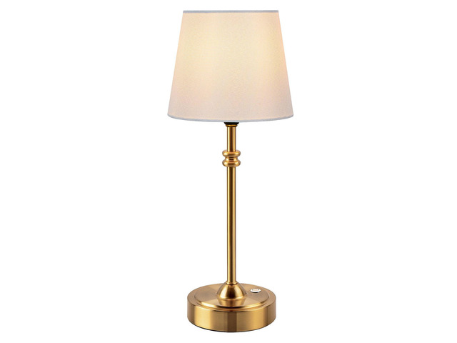 Cordless Lamp-Battery Operated Table lamp, 4000mAh Rechargeable, Stepless Dimmable, Small Touch Bedside Lamp with Fabric Shade, for Dining, Patio,...