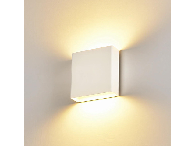 Indoor Outdoor Up and Down Wall Sconce, 5%-100% Dimmable 18W, 5 Color Temperature Selectable (2700K-5000K), Modern Lighting for Living Room/Porch,...