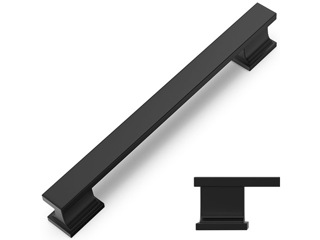 10 Pack 5 Inch(128mm) Matte Black Cabinet Handles Black Kitchen Cabinet Pulls Cabinet Door Handles Kitchen Cabinet Hardware Cupboard Drawer Pulls...