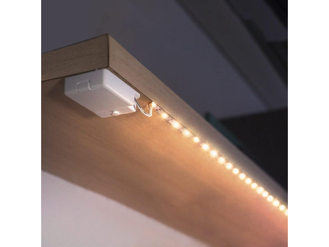 Battery Powered LED Strip Lights, 3 Pack 40 Inch Battery Operated LED Strip Lights for Shelves and Under Cabinet Indoor Use, Cordless LED Light...