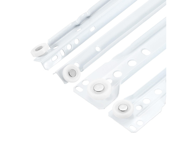 3 Pair Drawer Slides, 18 Inch Drawer Slide Heavy Duty Side Bottom Mount Drawer Glides Replacement for Cabinet Dresser Drawers