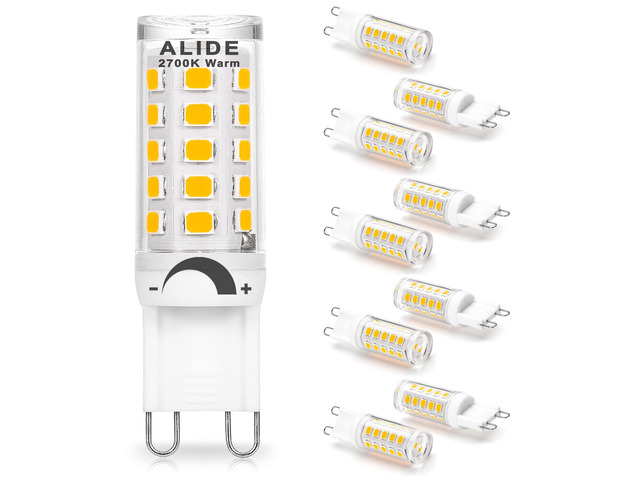 G9 Led Bulb Dimmable 3W Replace 20W 25W 30W Halogen,2700K Warm White AC120V G9 Clear T4 Bi-pin Led Bulbs for Chandelier Pendant Wall Home...