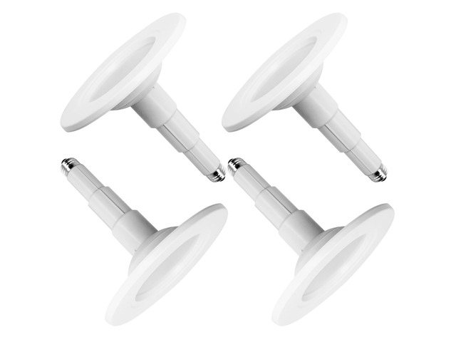 5/6' LED Retrofit Recessed Lighting, Adjustable Can Light Downlight 800LM 5000K Daylight,Adjustable Height Design, Dimmable,E26 Base, Flat Trim,...