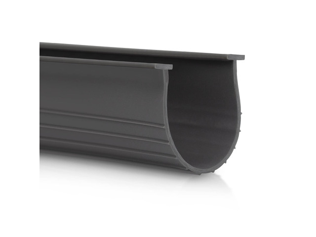 3' Garage Door Bottom Seal Weatherstrip in Grey - 1/4' T Style - All Widths (20' Wide Door)