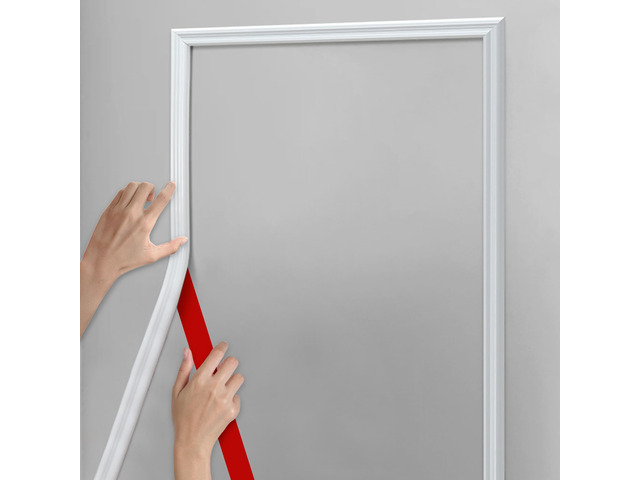 480'L x 1.6'W Peel and Stick Chair Rail Panel Molding, Pre-Primed Trim for Home Decoration & Wall Protection