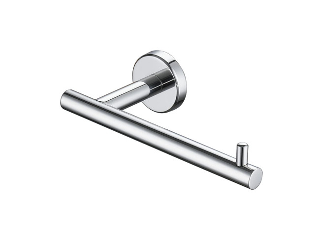 Chrome Toilet Paper Holder, 5 Inch 304 Stainless Steel Thick 8mm Tissue Paper Dispenser for Bathroom, Hold Mega Rolls, Polished Chrome Wall Mount,...