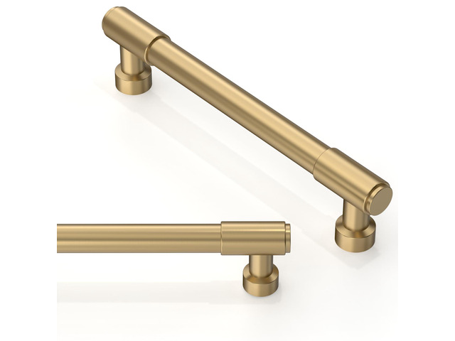 10 Pack Champagne Bronze Cabinet Pulls 5 Inch(128mm) Kitchen Cabinet Handles Cabinet Hardware Drawer Pulls