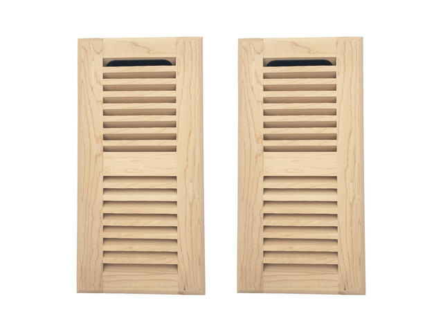 2 Pcs Pack Maple Floor Register, Drop in, 4x10 Inch, Unfinished
