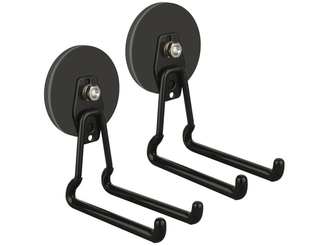 New Updated Gaint Magnetic Hooks,2 Pack Heavy Duty Large Magnetic Hooks for Extension Cord, Cable, Hose, Power Cord,Rope,Drill,Jig Saw,Circular...