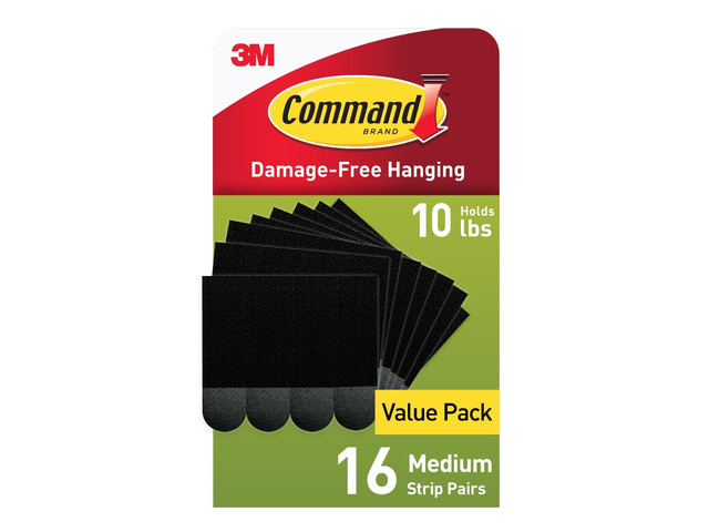 Command 10 lb Medium 16 Pairs Picture Hanging Strips (32 Strips), Damage-Free Hangers for Picture Frames, No Tools Required, Great for Home Room...