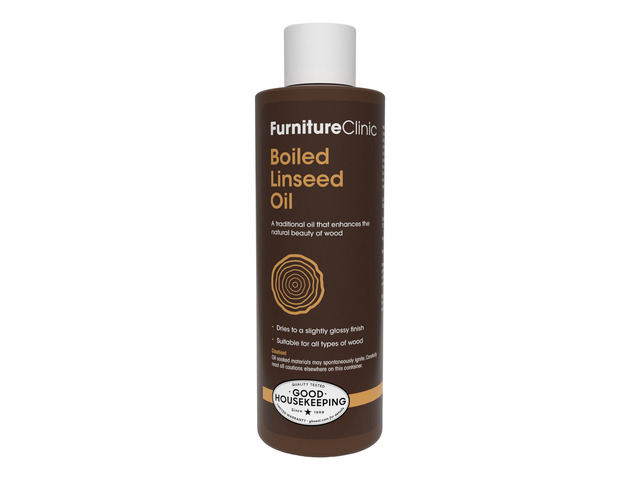 Boiled Linseed Oil 250ml / 8.5 Fl Oz Refined Oil for Wood Furniture, Stone & Metal Fast Drying Glossy Finish Restore & Protect for...