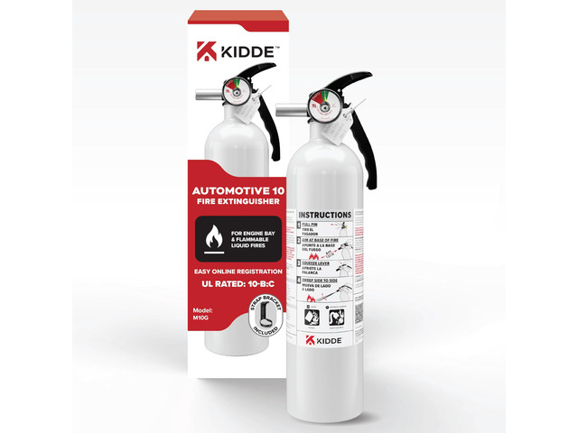Auto 10 Fire Extinguisher for Cars and Trucks, 10-B:C, M10G Motor Vehicle Extinguisher for Small Flammable Liquids/Gases and Electrical Fires,...
