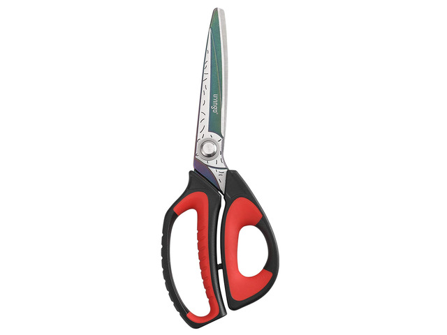 10' Heavy Duty Multipurpose Shears for Shop & Garden (Red/Black) Heavy Duty, For Shop & Garden