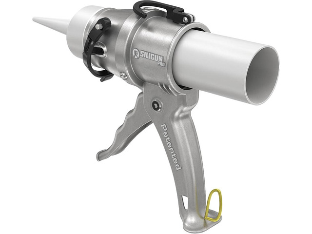 PRO Compact 24:1 Caulking Gun - No Drip Caulk Gun - Patent Design - Lightweight Aluminum Frame - Works with all 10 oz Tubes (PRO)