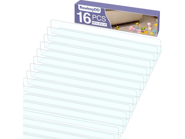 Under Couch BlockerCouch Blockers for Pets,16 Pack Clear Under Furniture Blocker,Stop Things Going Under Sofa,Toy Blockers for Under Furniture...
