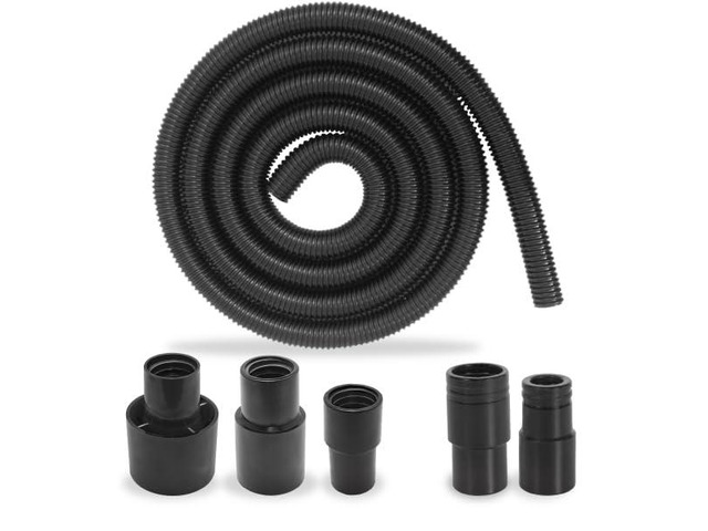 10 Foot Long Dust Collection Power Tool Hose Kit for Multiple Types/Brands