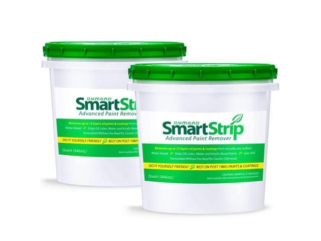 Smart Strip Advanced Paint Remover - for Removal of Acrylic, Latex, Oil, & Water-Based Coatings - Non-Caustic Formula - Indoor/Outdoor - Contractor...