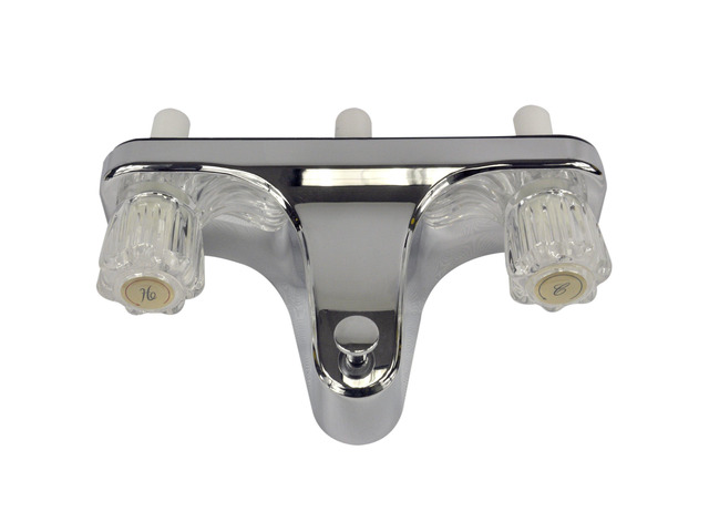 Mobile Home RV Tub Shower Center-Set Faucet, 8 in, Chrome (33156X)