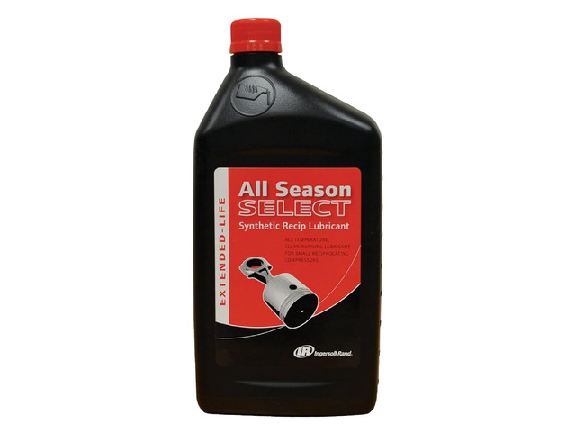 38436721 OEM All-Season Select Synthetic Lubricant All-temperature pneumatic tool oil, ideal for year-round air compressor maintenance, 1L bottle