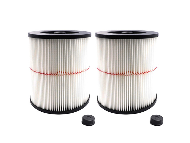 17816 Filter Fit for Craftsman Shop Vac 178162 Pack Wet/Dry Vacuum Cleaner Compatible with 5 Gallon and Larger, Also Fit 9-17816